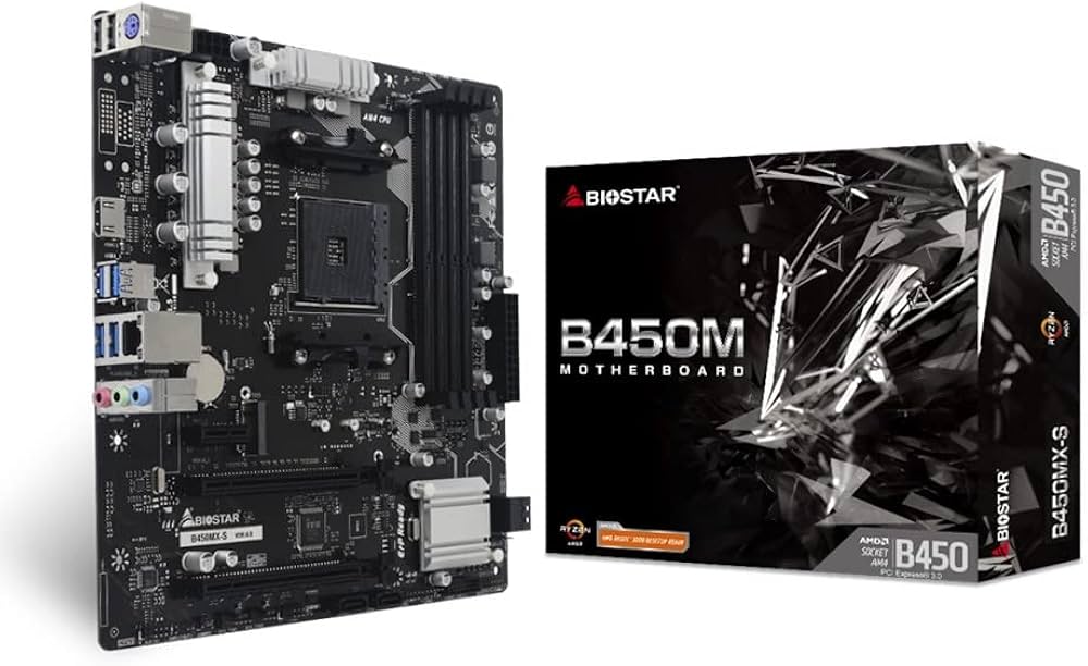 B450マザーボードとRyzen 7 3800XT DDR4 16GBメモリ B450マザーボード