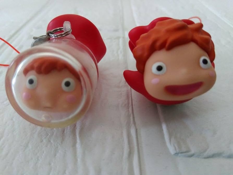 ジブリ 崖の上のポニョ 手のりソフビにんぎょう ジブリグッズ 崖の上の