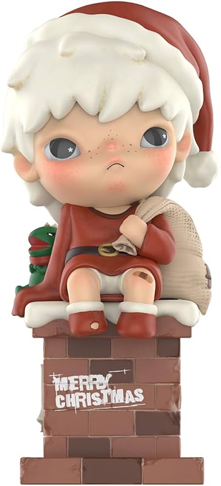 POP MART Merry Christmas Mr.Hirono Figure, 1 Piece, Pop Figures