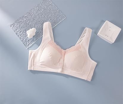MIXZONES Middle-Aged Elderly Women Everyday Bras - Cotton Soft Cup