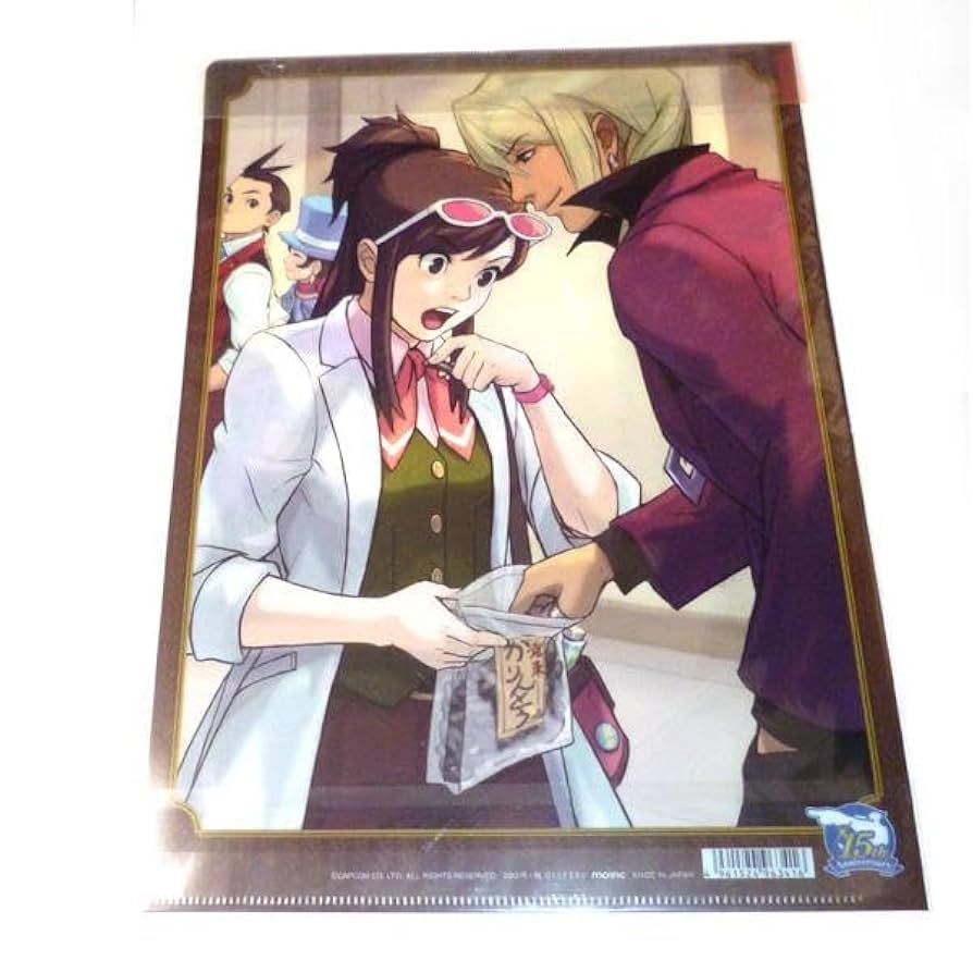 逆転裁判画廊 額装グラフィックアート 成歩堂 御剣 心音 真宵 王泥喜