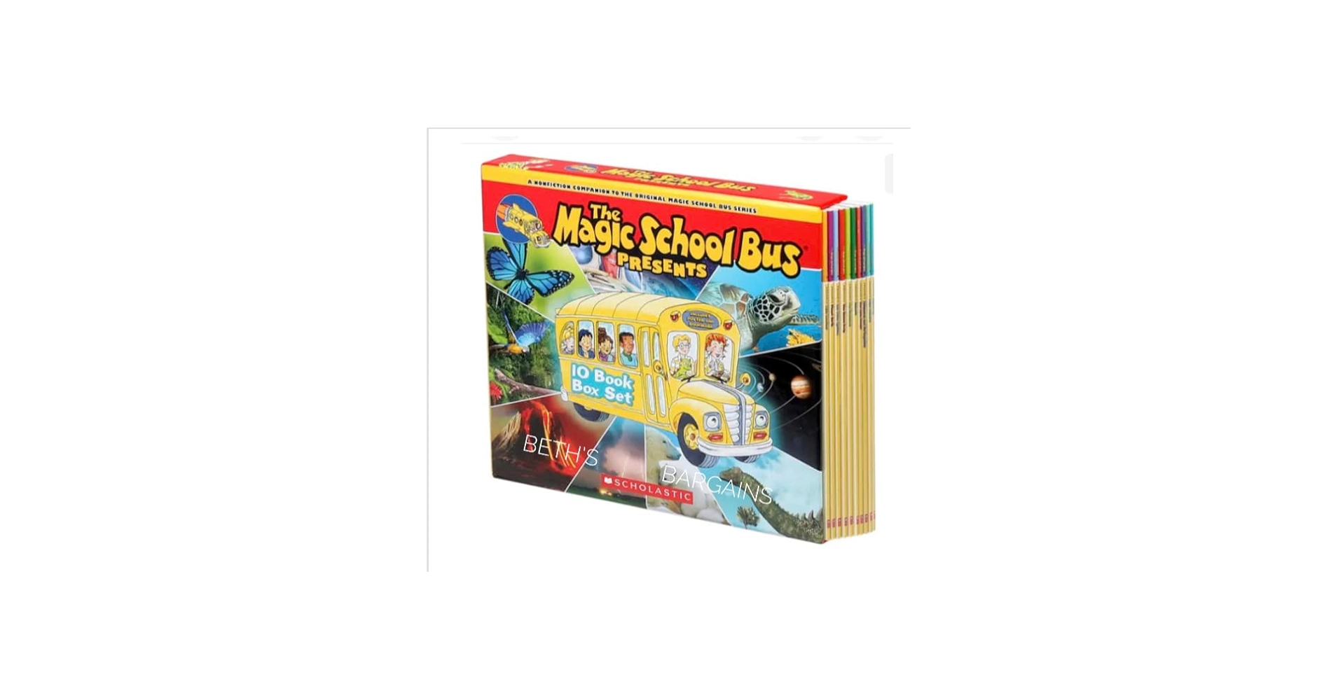 The Magic School Bus 10 Book Set: Dinosaurs, Volcanoes, Earth