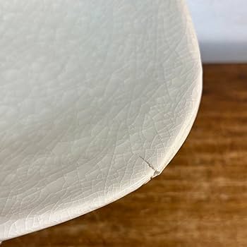 Amazon.co.jp: 鯉江良二 Ryoji Koie 「良」 「1983」 白磁 皿 三足