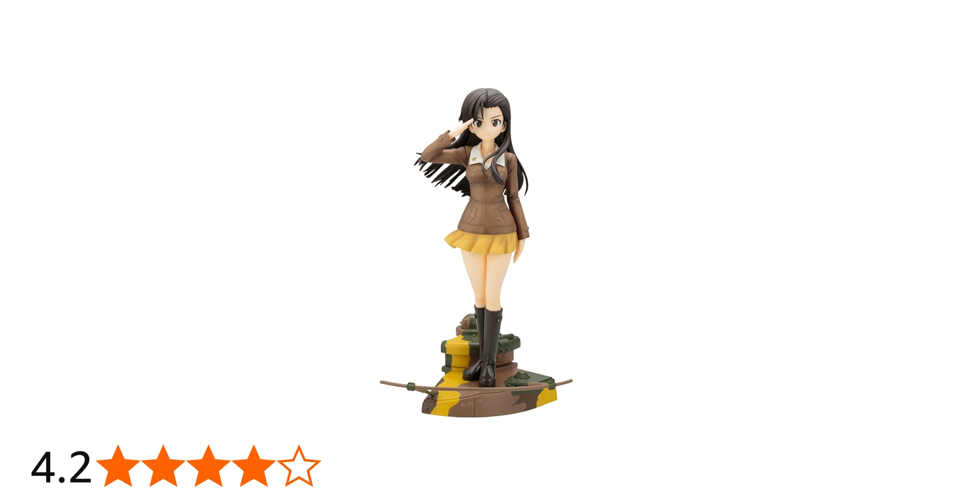 Amazon.co.jp: ガールズ&パンツァー 劇場版 西絹代 1/7スケール PVC製