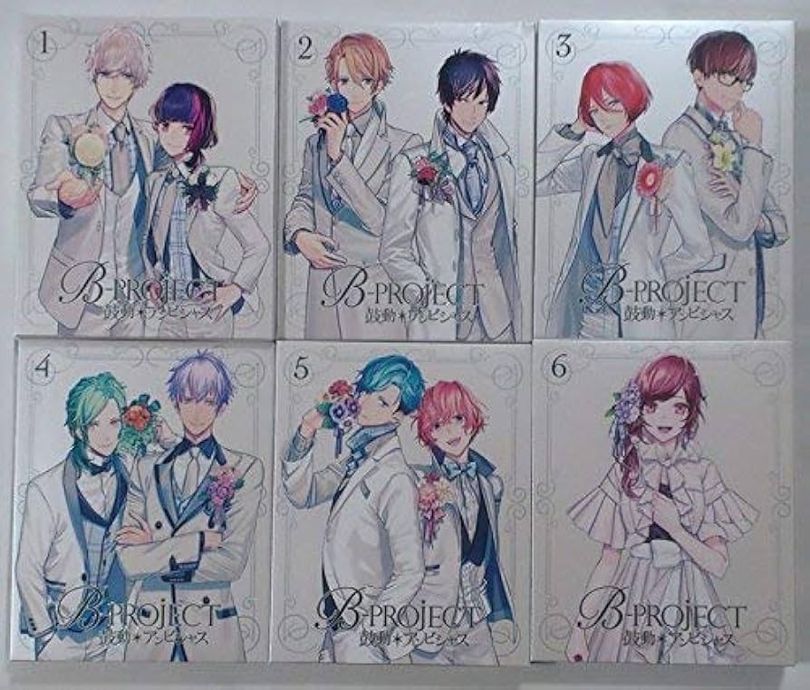 Amazon.co.jp: B-PROJECT Bプロ Blu-ray 鼓動アンビシャス 1～6 全6巻