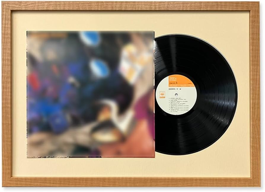 Amazon.co.jp: 【 レコード盤とジャケットを一緒に飾る額縁 】レコード