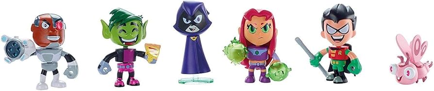 Amazon.co.jp: Teen Titans Go! Mini Figure, 6-Pack : おもちゃ