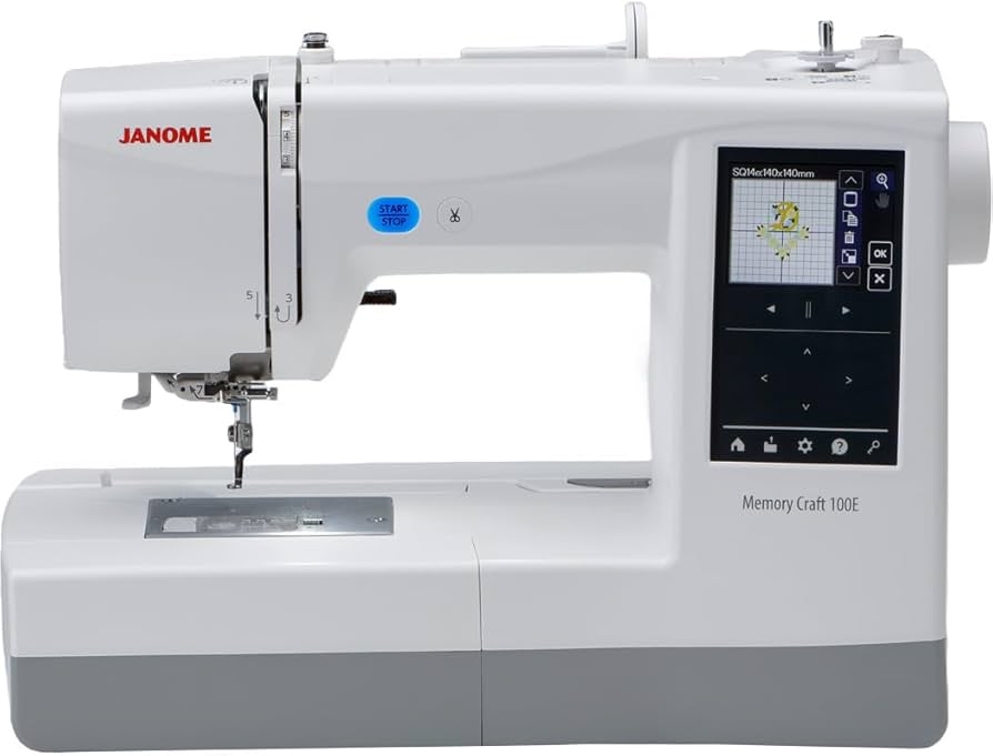 Amazon | 刺しゅう専用ミシン本体 『メモリークラフト 100E』 JANOME