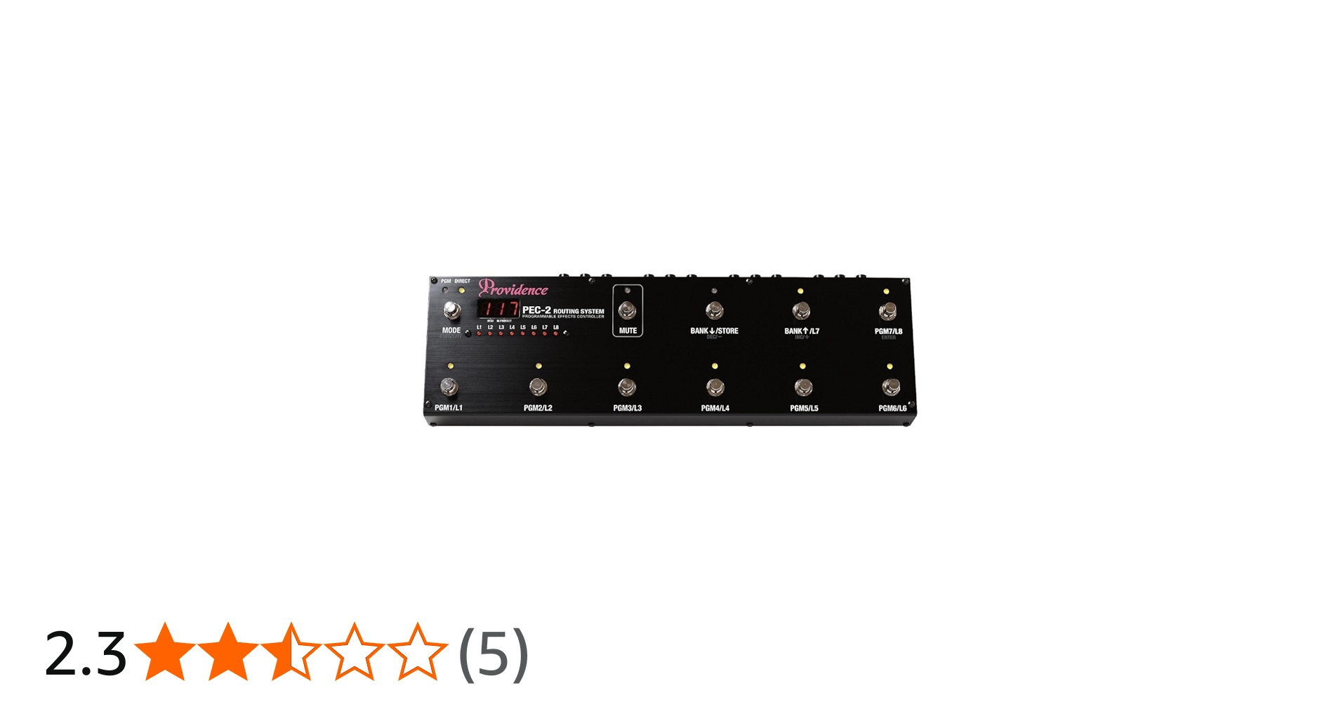 Amazon.co.jp: Providence PEC-2 Effect Loop Controller : Musical