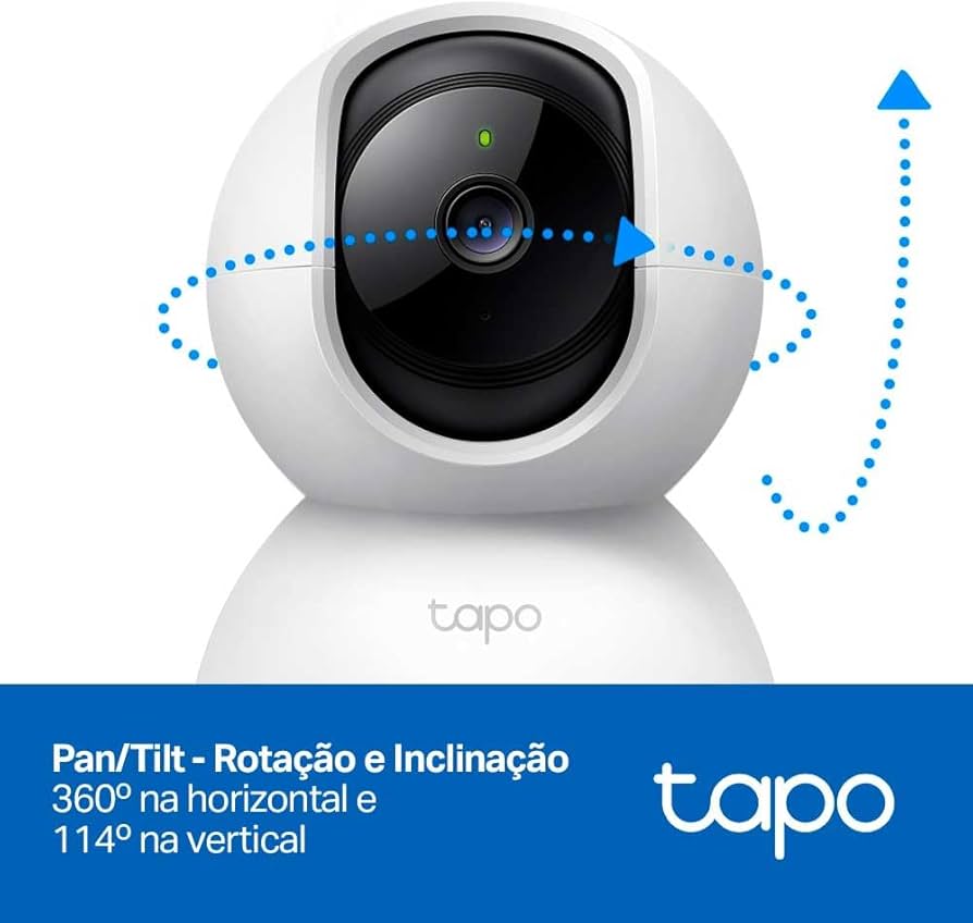 Tapo TP-Link C200 Home Security WiFi Camera 1080P 2-Way Audio EU
