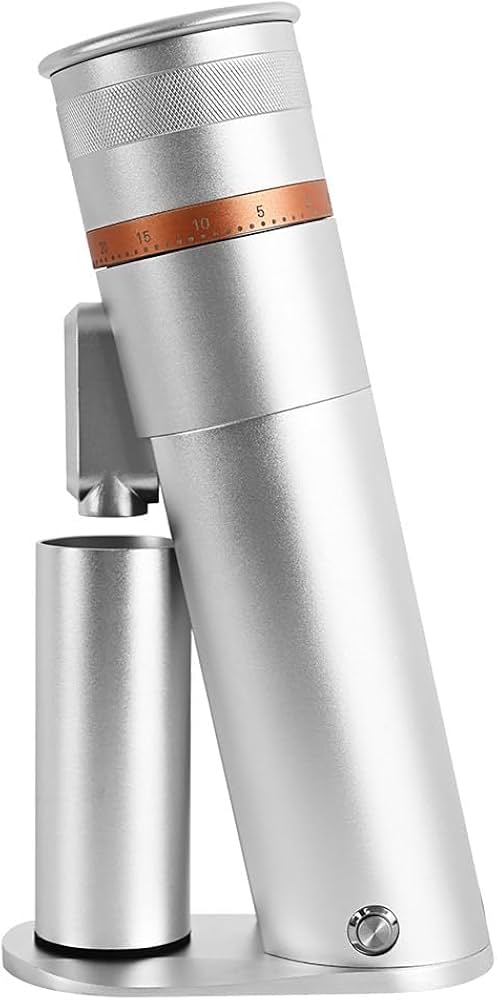 Amazon.co.jp: Plusmotion 電動コーヒーミル CM10 (シルバー) 尾籠一誠