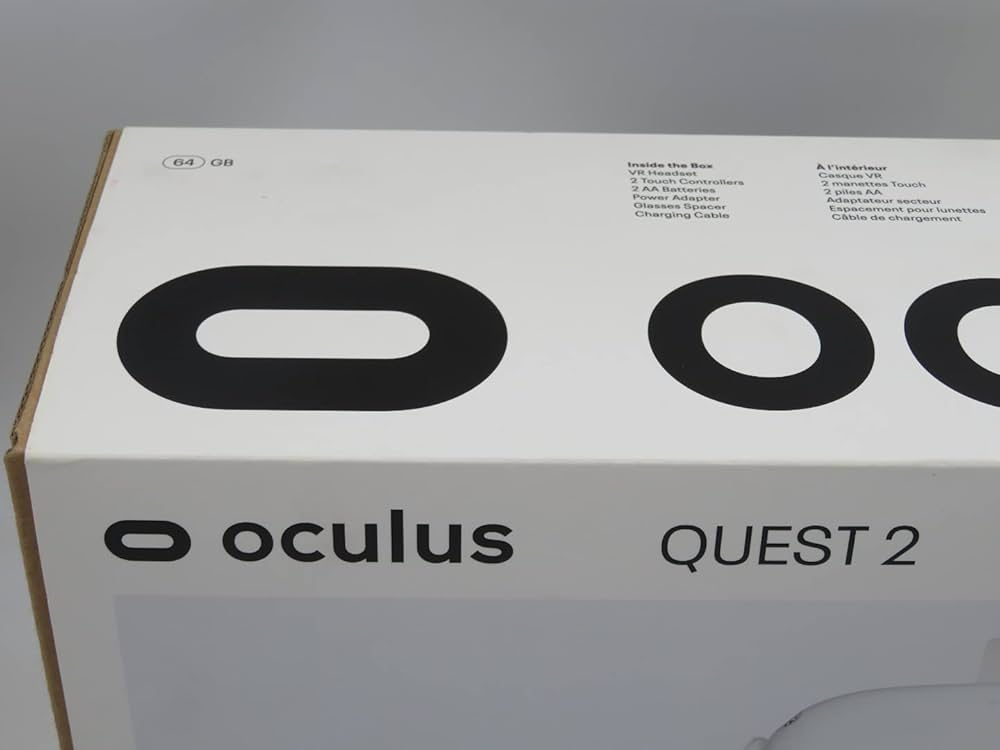 Amazon.com: Oculus Quest 2 — 進階多合一虛擬現實耳機— 64 GB (英國