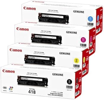 Amazon.co.jp: Canon トナーカートリッジ 418 K,C,M,Y 純正 4本セット