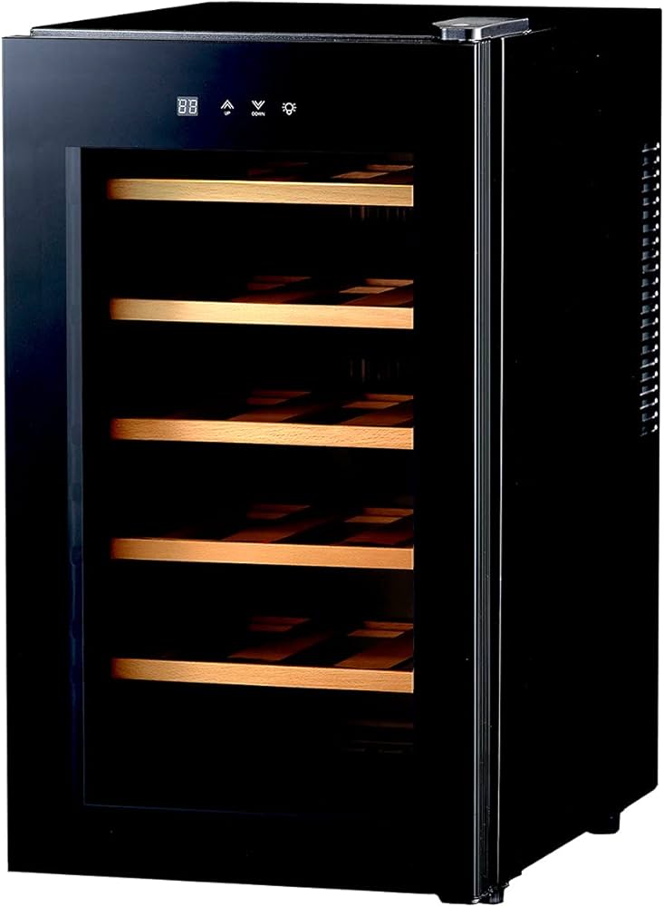 Amazon.co.jp: PlusQ/プラスキュー ワインセラー 18本収納 BWC-018PS