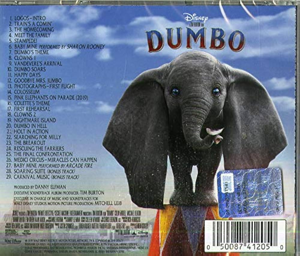 Amazon.com: Dumbo (Original Motion Picture Soundtrack): CDs & Vinyl