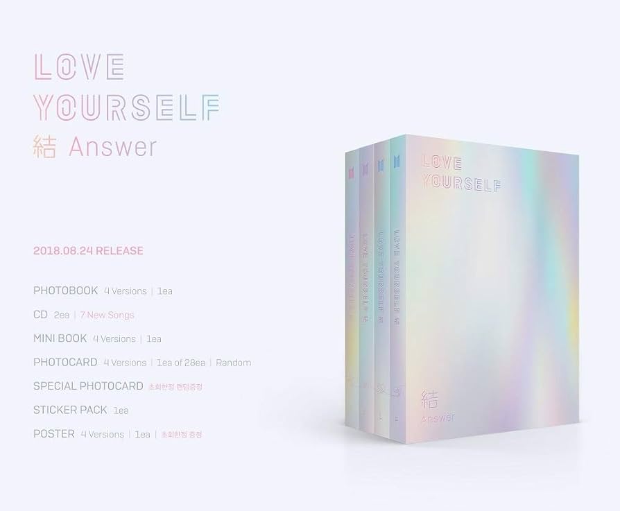 Amazon.co.jp: BigHit BTS - Love Yourself 結 Answer [S ver.] 2CD+