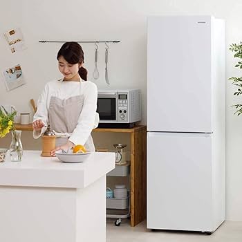 Amazon | アイリスオーヤマ 冷蔵庫 274L ホワイト 幅54.7cm IRSN-27A-W