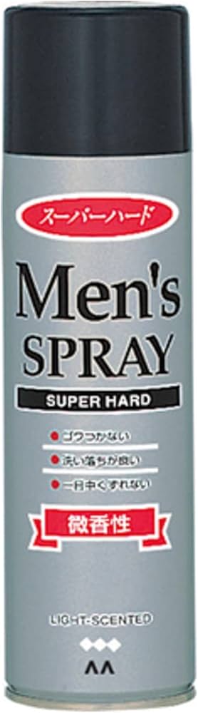 Amazon | MANDOM(マンダム) メンズヘアスプレー スーパーハード 微香性