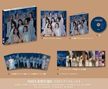 Amazon.co.jp: 【限定特典付き】 NiziU AWAKE ( 初回生産限定盤B