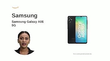 Samsung Galaxy A06 5G (काला, 6GB RAM, 128GB स्टोरेज