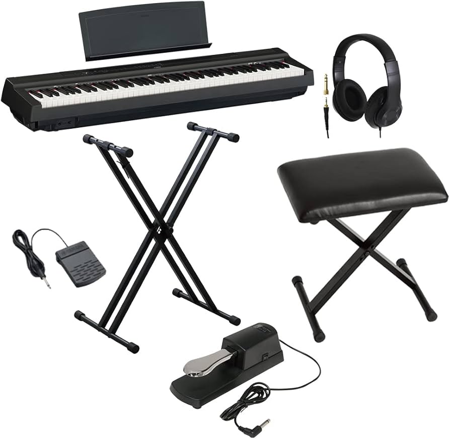 Amazon | YAMAHA P-125a B ブラック 電子ピアノ 88鍵盤 Xスタンド・X