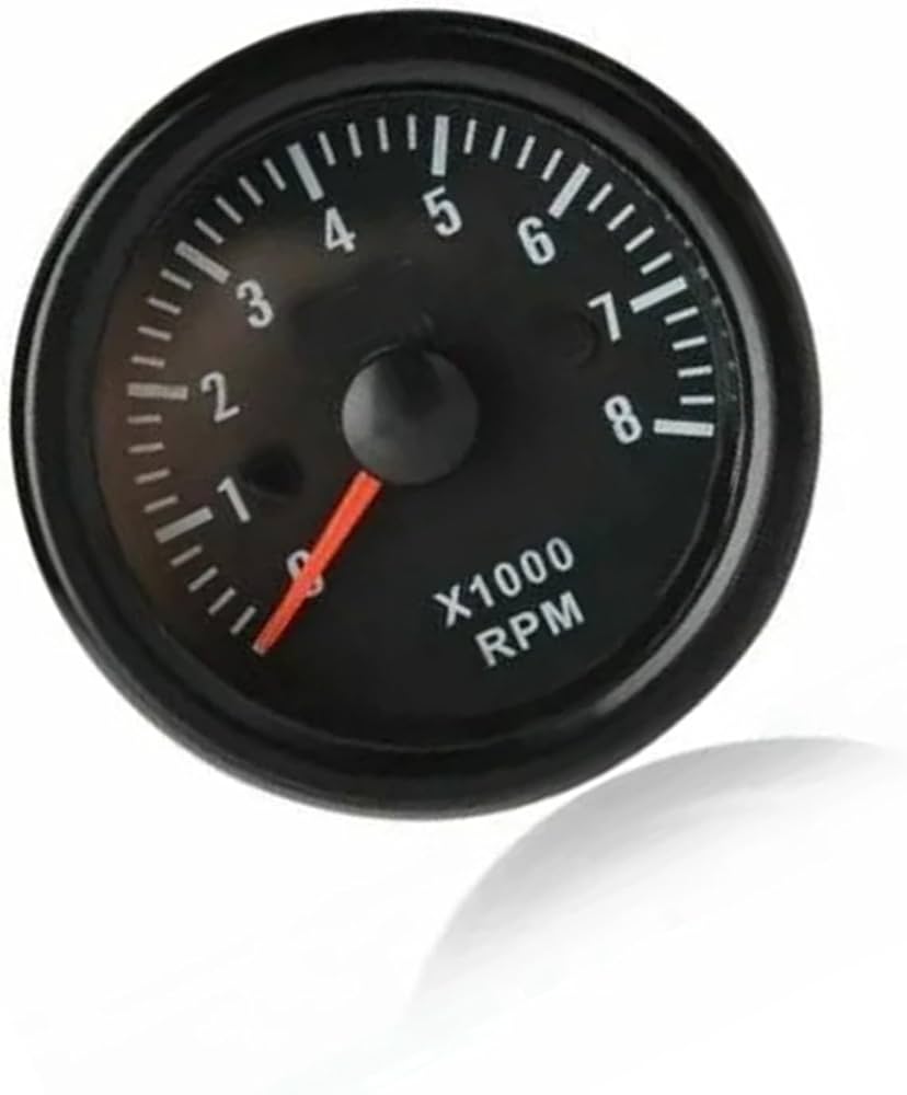 Amazon.co.jp: HEMLBOYW RPMゲージ、52mm電気タコメーターゲージ、2、3