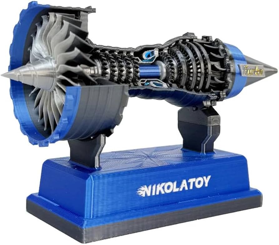 Amazon.com: Miniature Miniature Trent 900 Turbofan Engine Model