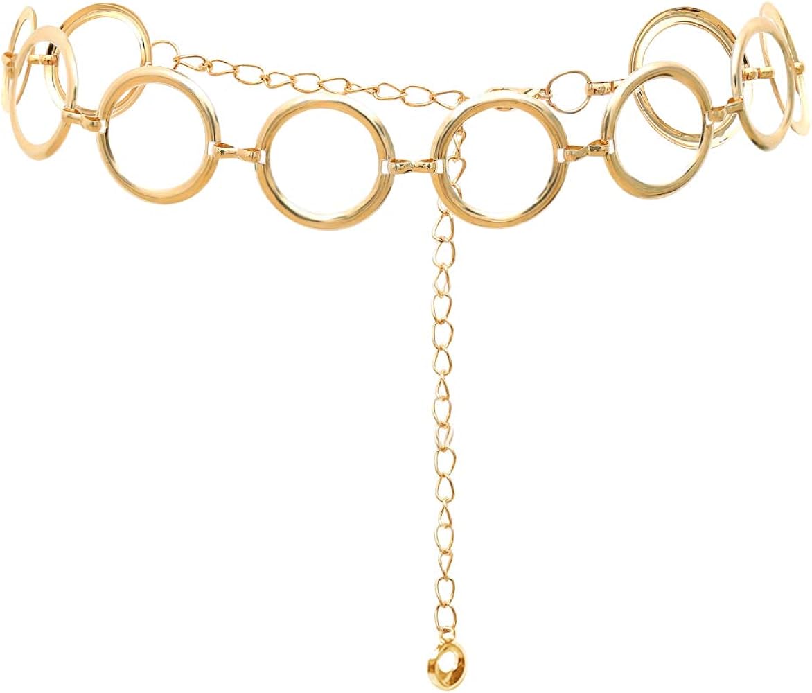 Amazon | [LumiSyne] エレガント チェーンベルト レディース リボン