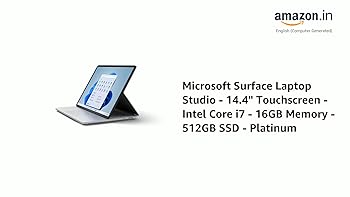 Microsoft Surface Laptop Studio - 14.4