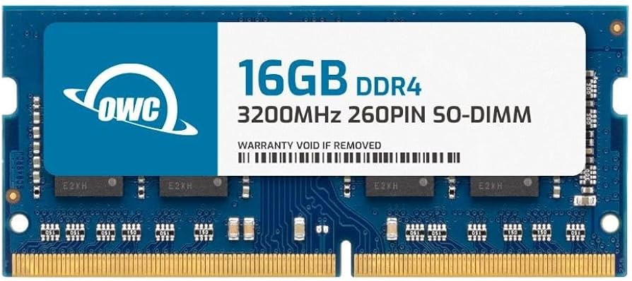 OWC 16GB DDR4 3200MHz PC4-25600 CL22 1.2V 260pin Non-ECC SODIMM