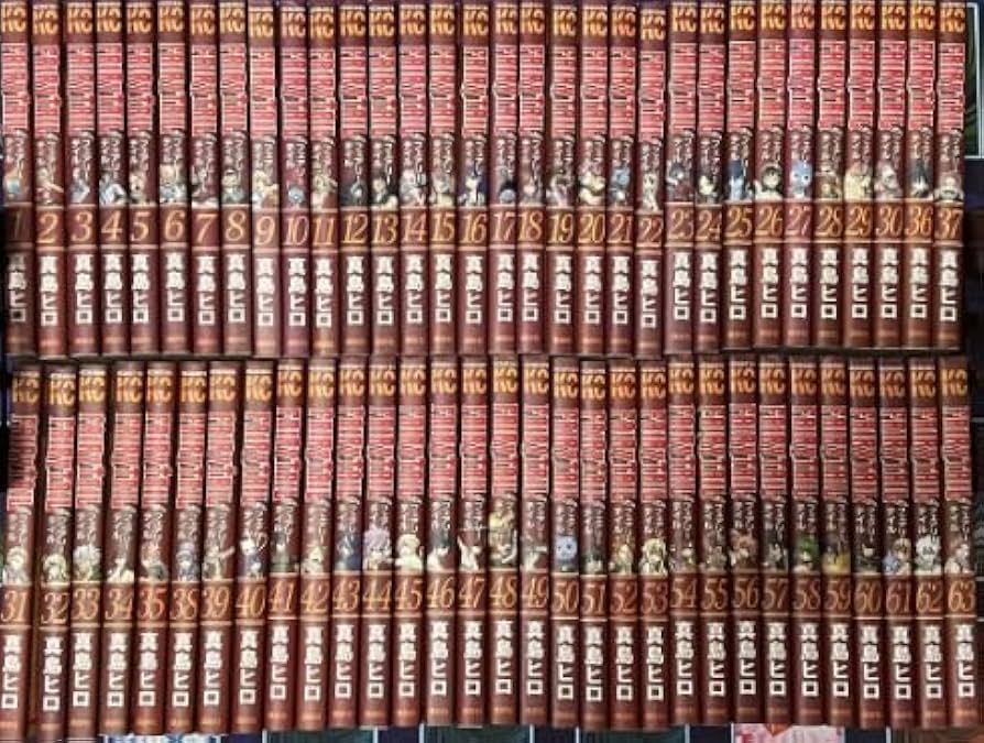 Amazon.co.jp: ◎漫画 コミック FAIRY TAIL フェアリーテイル 全63巻