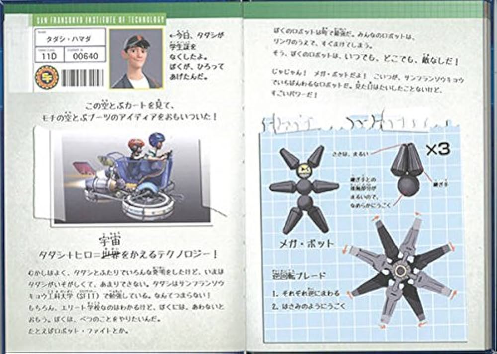 Amazon.co.jp: ディズニー ベイマックス ヒロの日記 : スタジオファン