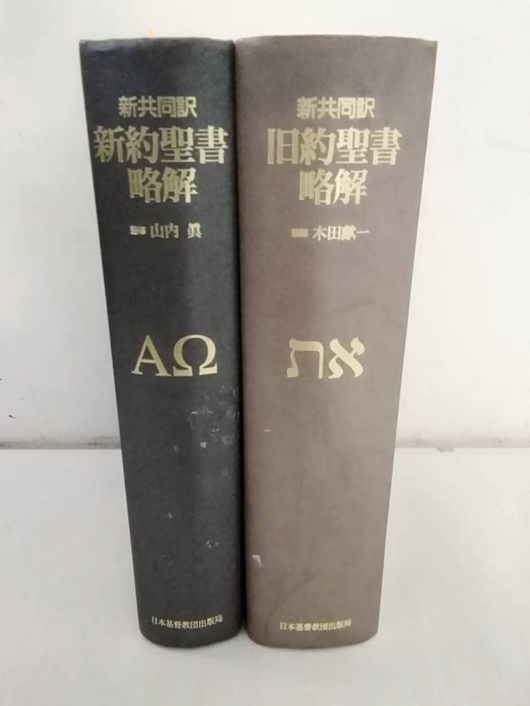 Amazon.co.jp: u667 新共同訳 旧約聖書略解＋新約聖書略解 日本基督教