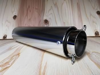 Amazon | エンデ サイレンサー 銀×メッキ 50．8汎用CBX400Fマフラー