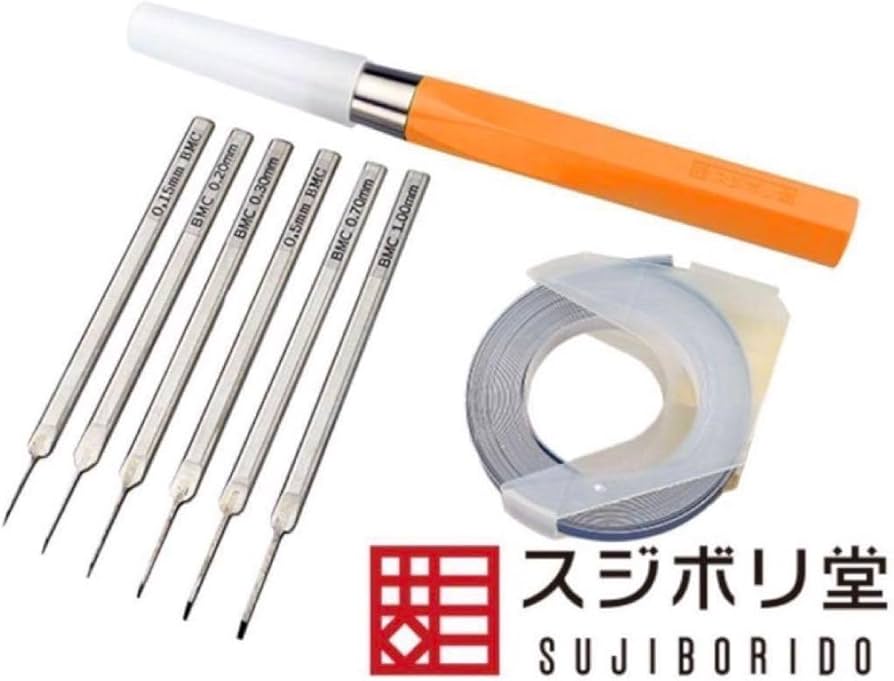 Amazon.co.jp: スジボリ堂 新お試しセット BMC タガネ 6本 タガネ