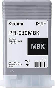 Amazon.com: Matte Black Ink 55ml (PFI-030MBK) for Canon