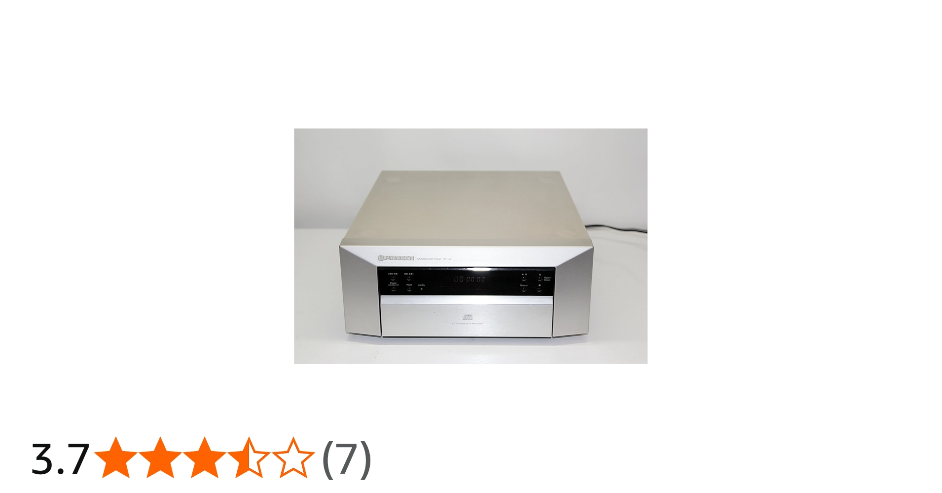 パイオニア PD-C3 Pioneer コンパクトディスクプレーヤーリモコン付き