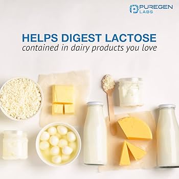Amazon.com: Puregen Labs Dairy Relief Fast Acting Lactase Enzyme