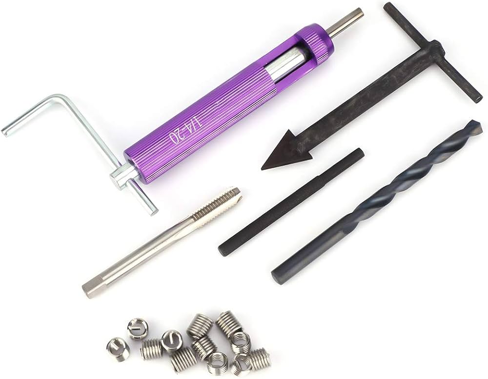 Amazon | ねじ修理キット ネジ穴補修キット スレッド補修キット 1/4