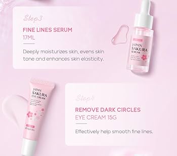 Amazon.co.jp: YAYAMIYA 洗顔料 アイクリーム 乳液 6点セット Sakura