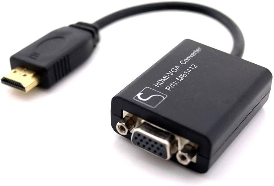 Amazon.co.jp: Simble HDMI to VGA (D-SUB) 変換 アダプター (音声出力