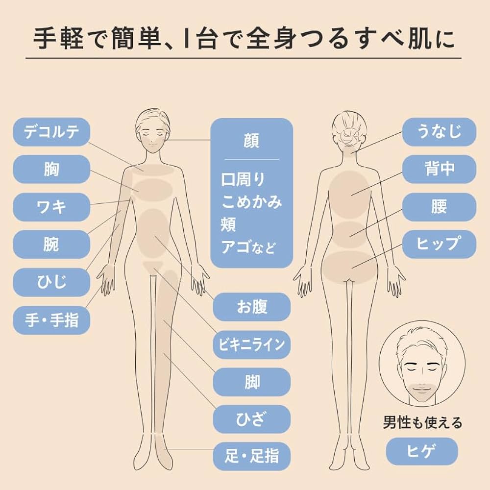 Amazon | スムーズスキン 脱毛器 bare pop 光美容器 IPL光脱毛器