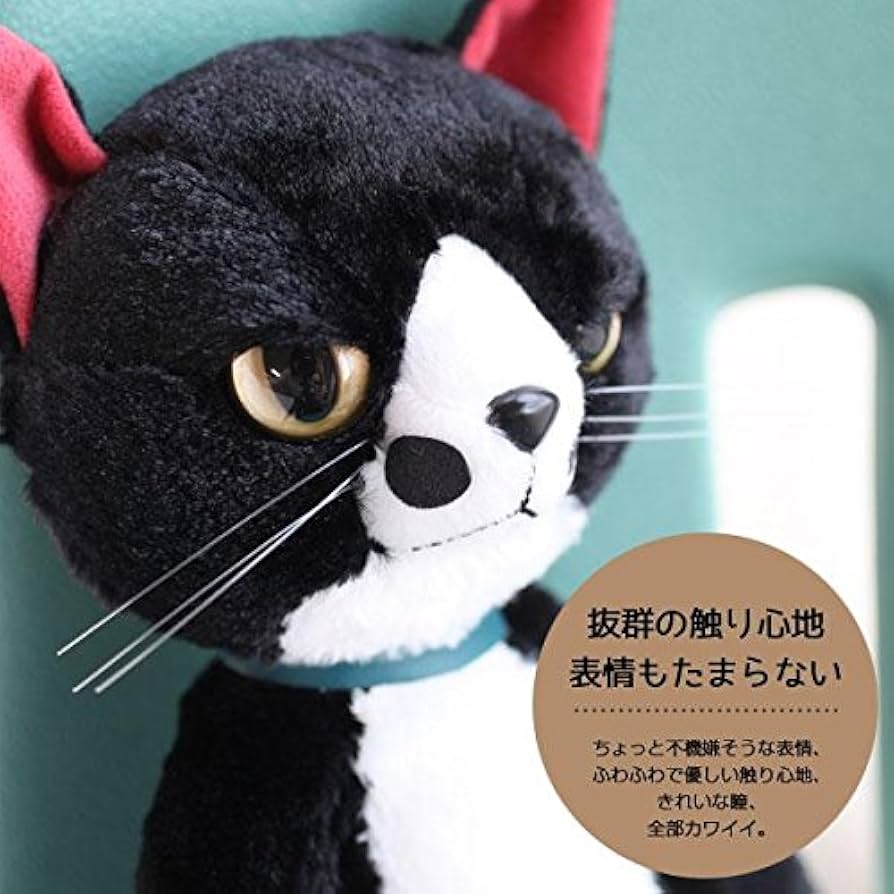 Amazon.co.jp: スクラッチ ぬいぐるみ(L) 猫 高さ38cm ソックス : おもちゃ