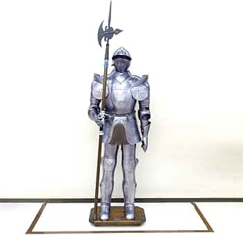 Amazon.co.jp: イタリア製 西洋甲冑 実寸大 レプリカ 中世の騎士