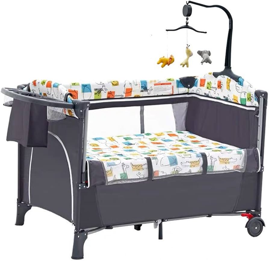Amazon.co.jp: Wondc ベビーベッド プレイヤード ベビーサークル