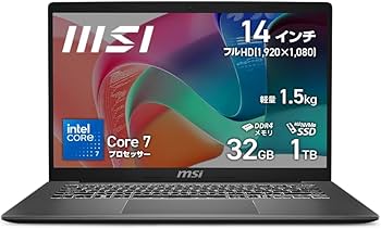 Amazon.co.jp: 【32GB・メモリ大容量】MSIビジネスノートPC Modern14F