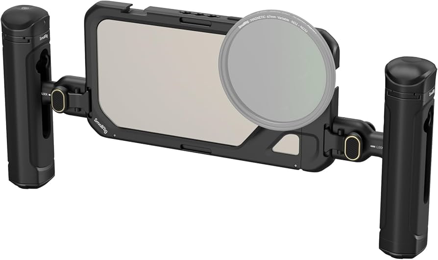 Amazon.co.jp: SmallRig デュアルハンドヘルドスマホケージキット