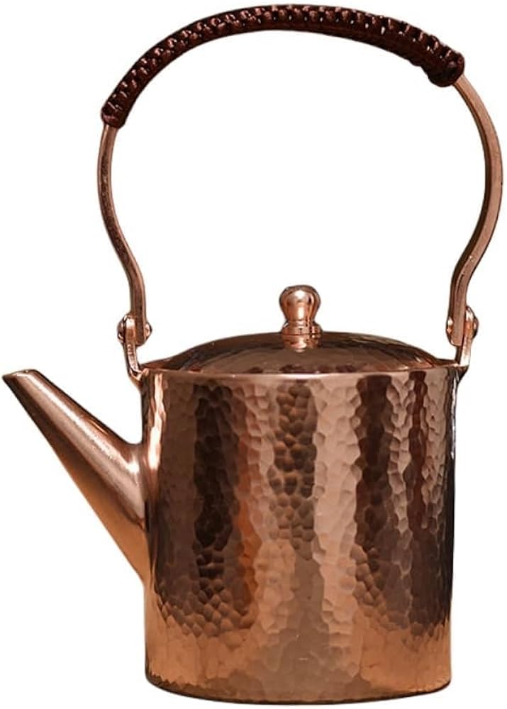 Amazon｜Bxzzuis 純銅ケトル 銅やかん 手作りの銅製ケトル 銅 急須