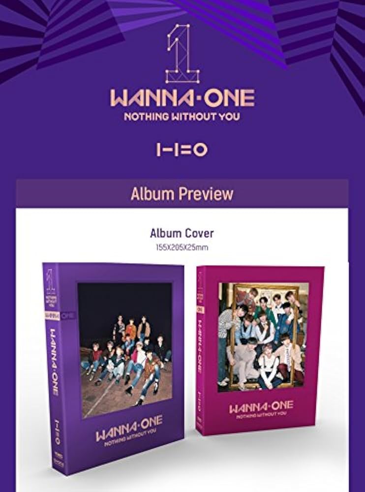 WANNA ONE - WANNA ONE 1-1=0 1st Mini Repackage Album Random Ver CD