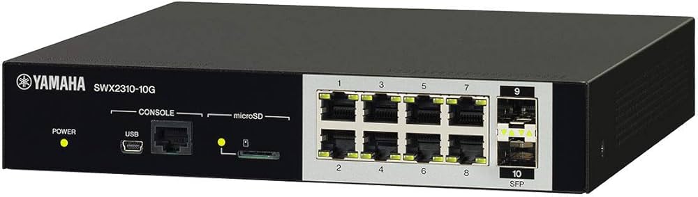 Amazon | YAMAHA SWX2310-10G インテリジェント L2 スイッチ 10ポート